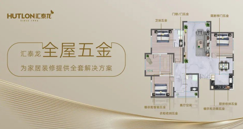 匯泰龍全屋五金一站式解決方案，共筑美好生活！